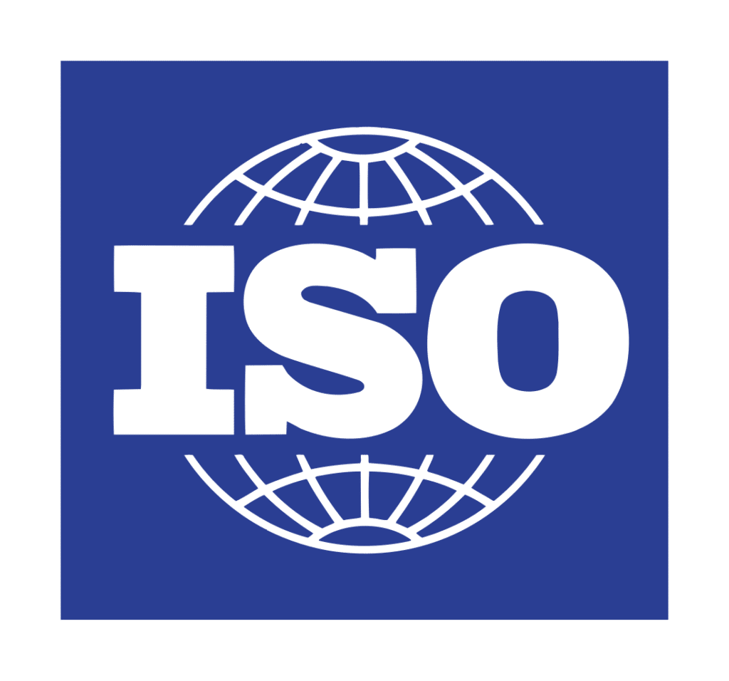ISO square blue logo