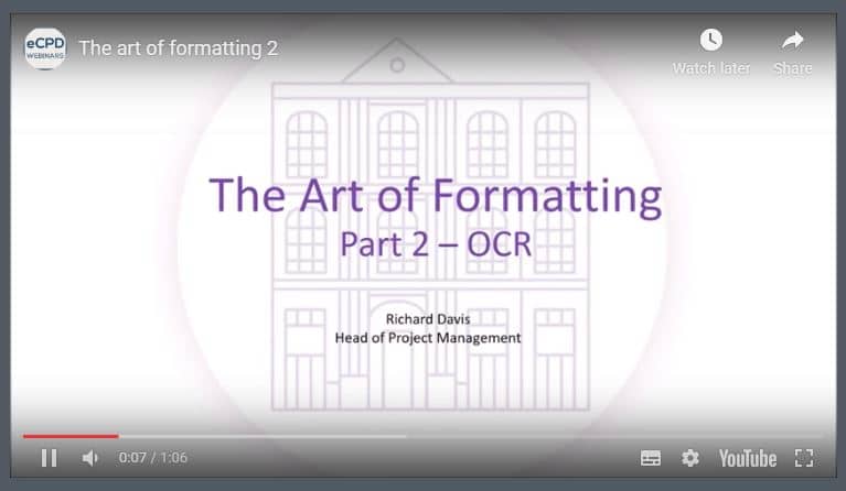 The art of formatting 2 video screenshot