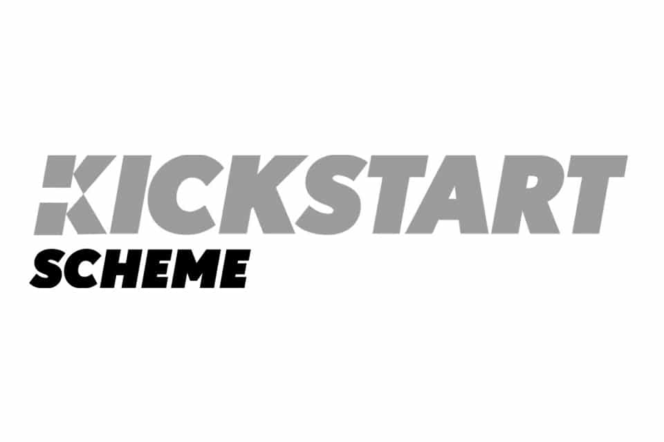 kickstart scheme logo black and white