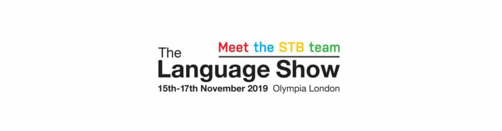 the language show banner