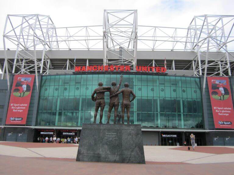 outside old trafford