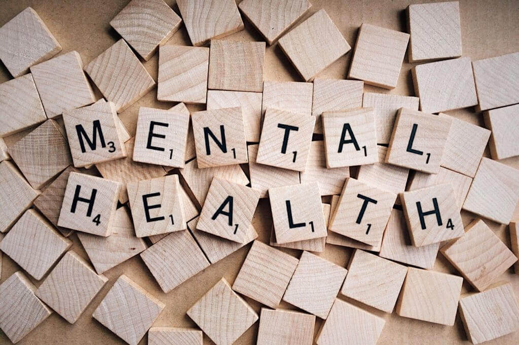 mental health wooden tiles