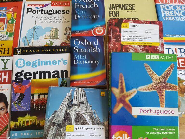 different language dictionaries