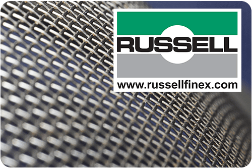 Russell Finex silver mesh